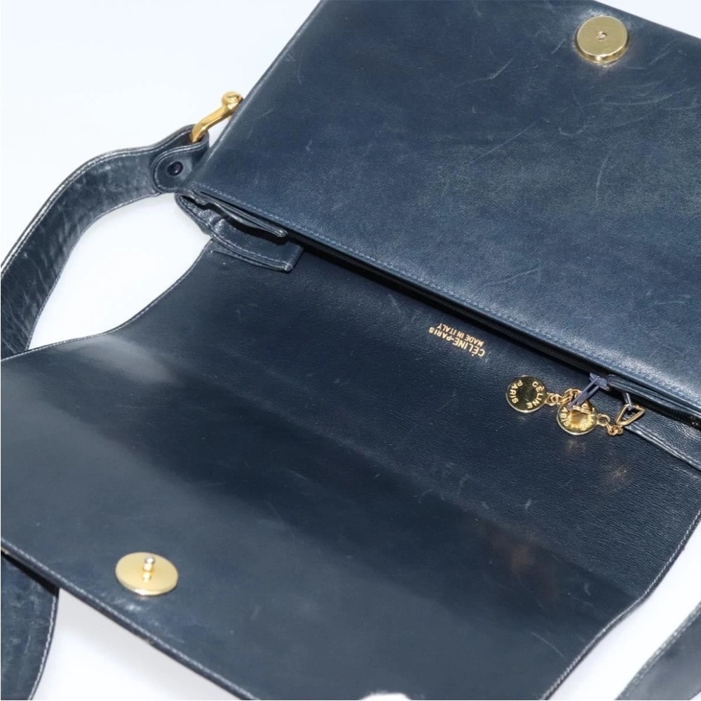 Vintage Navy Celine Saluki Bag - Picture 3 of 5